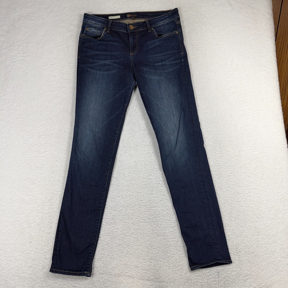 KUT From The Kloth Diana Skinny Jeans Women's 8 (31x31) Blue Dark Denim Pants